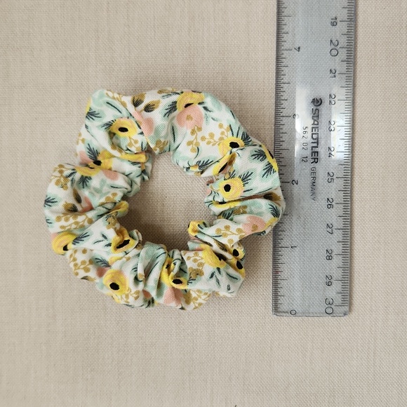 *3/$21* Scrunchie in Rifle Paper Co Rosa Floral - Picture 2 of 3
